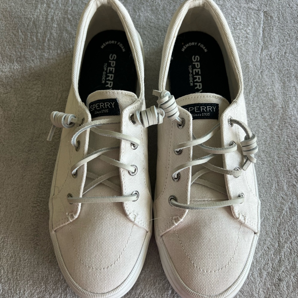 Sperry Crest Vibe Sneakers White size 8.5